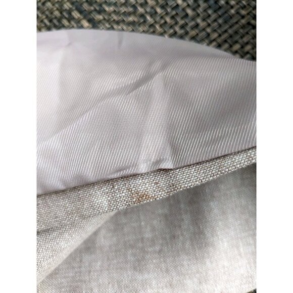 Stafford Sport Coat Mens 48 Regular Signature Linen Cotton Classic Fit Beige - Picture 8 of 16